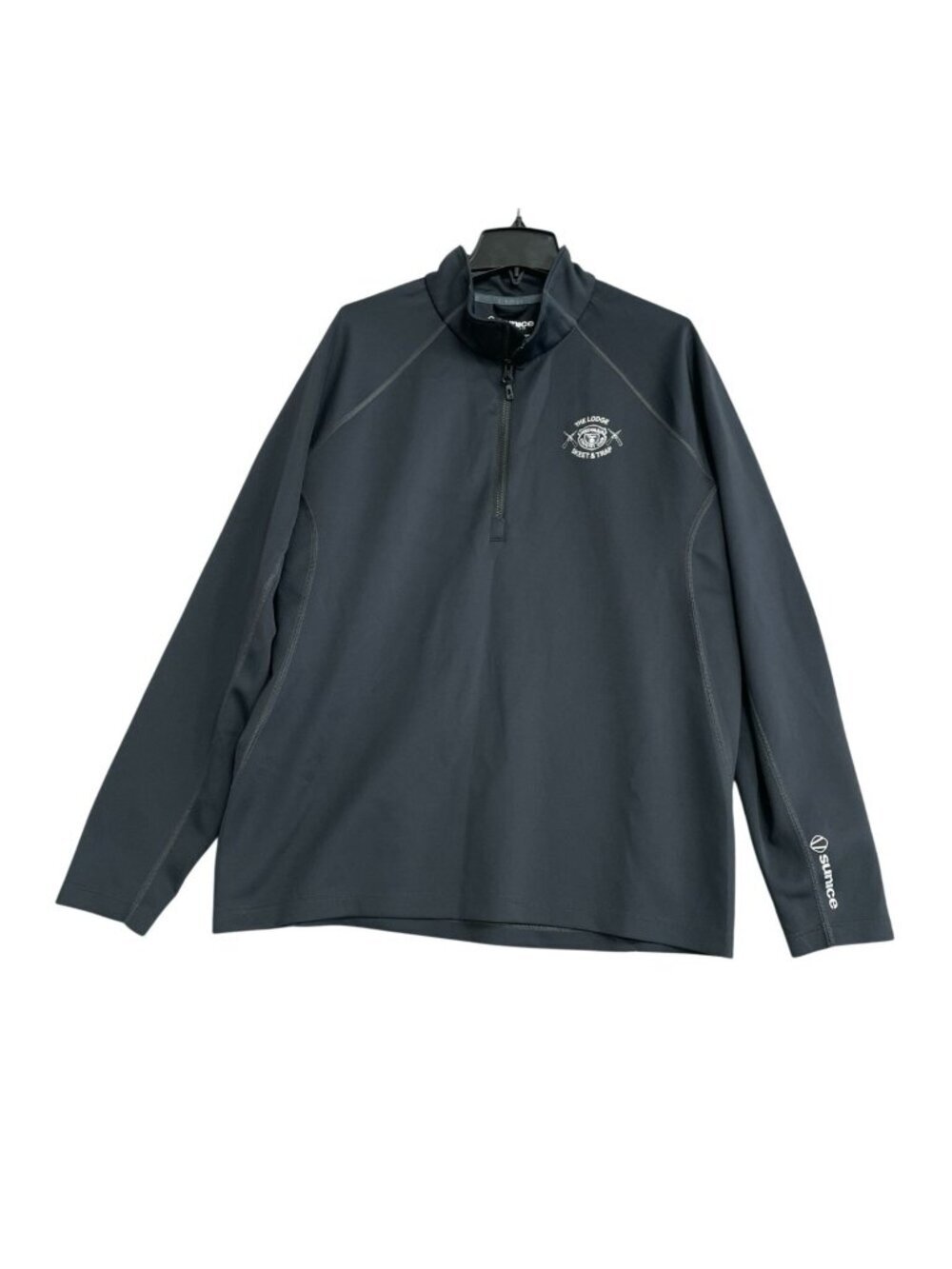 Sunice Mens XL Black Half-Zip Pullover Sweatshirt B1224